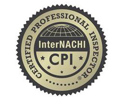 A certified professional inspector seal.